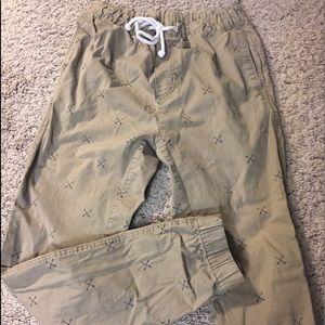 💚 Brown Jogger style drawstring pants for Boys!!
